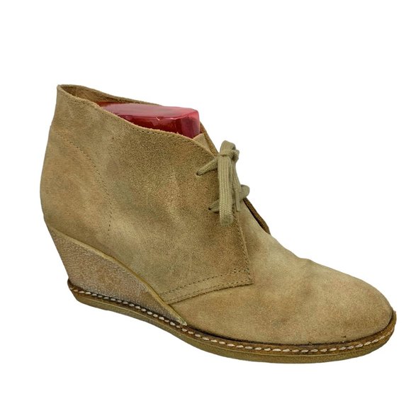 J Crew MacAlister 28671 Tan Italian Suede Lace Up Chukka Boot - Picture 2 of 9